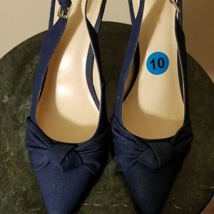 Jean material low heels